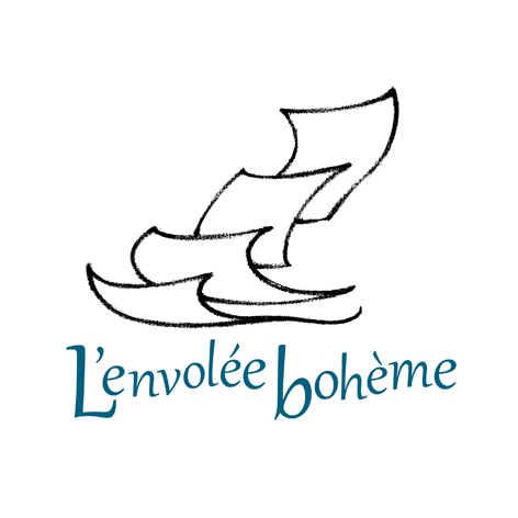 logo de l'atelier d'écriture l'envolée bohème