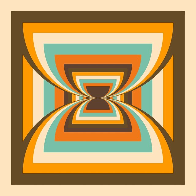 sablier psychédélique