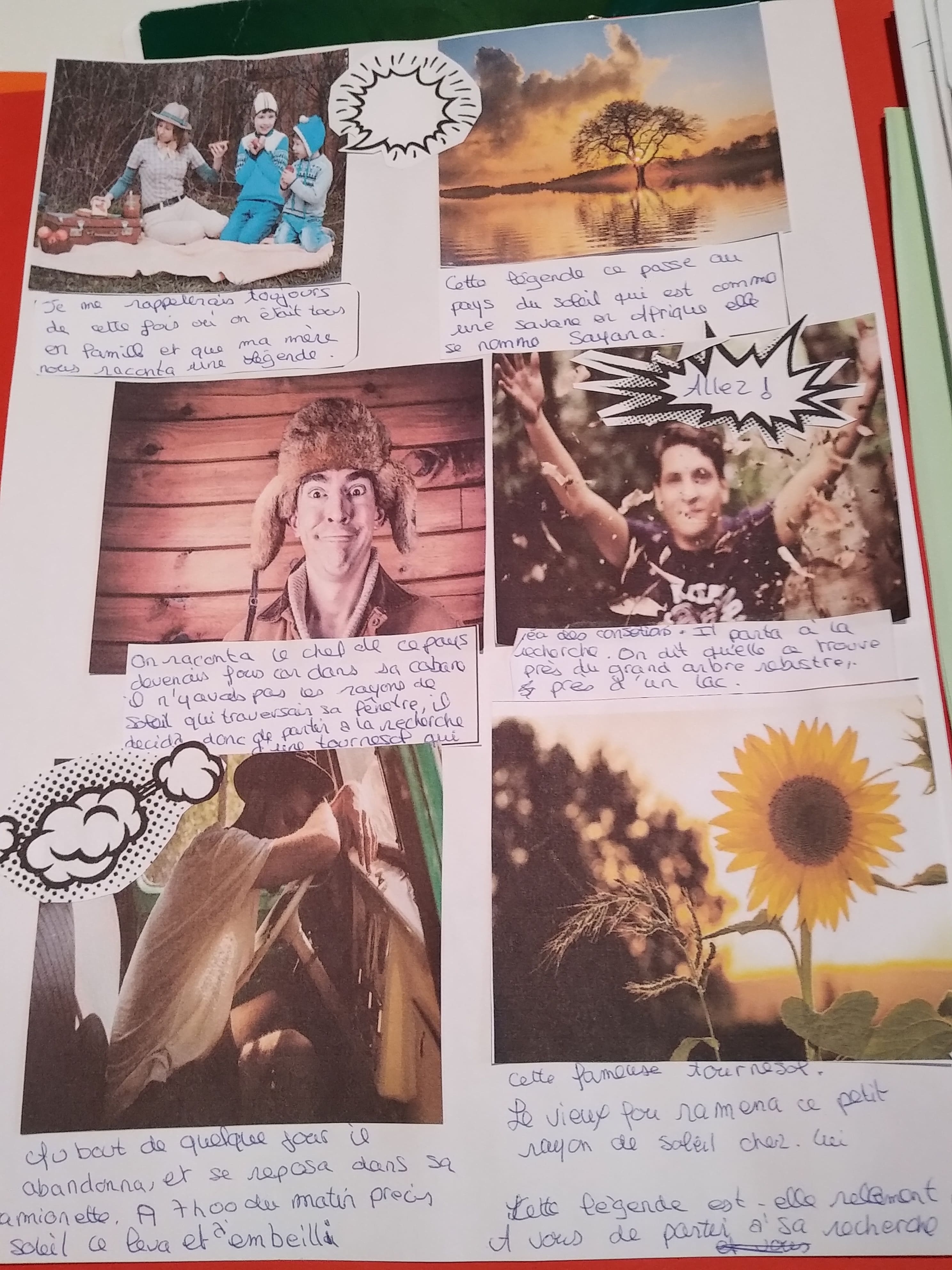 images et textes dans des bulles