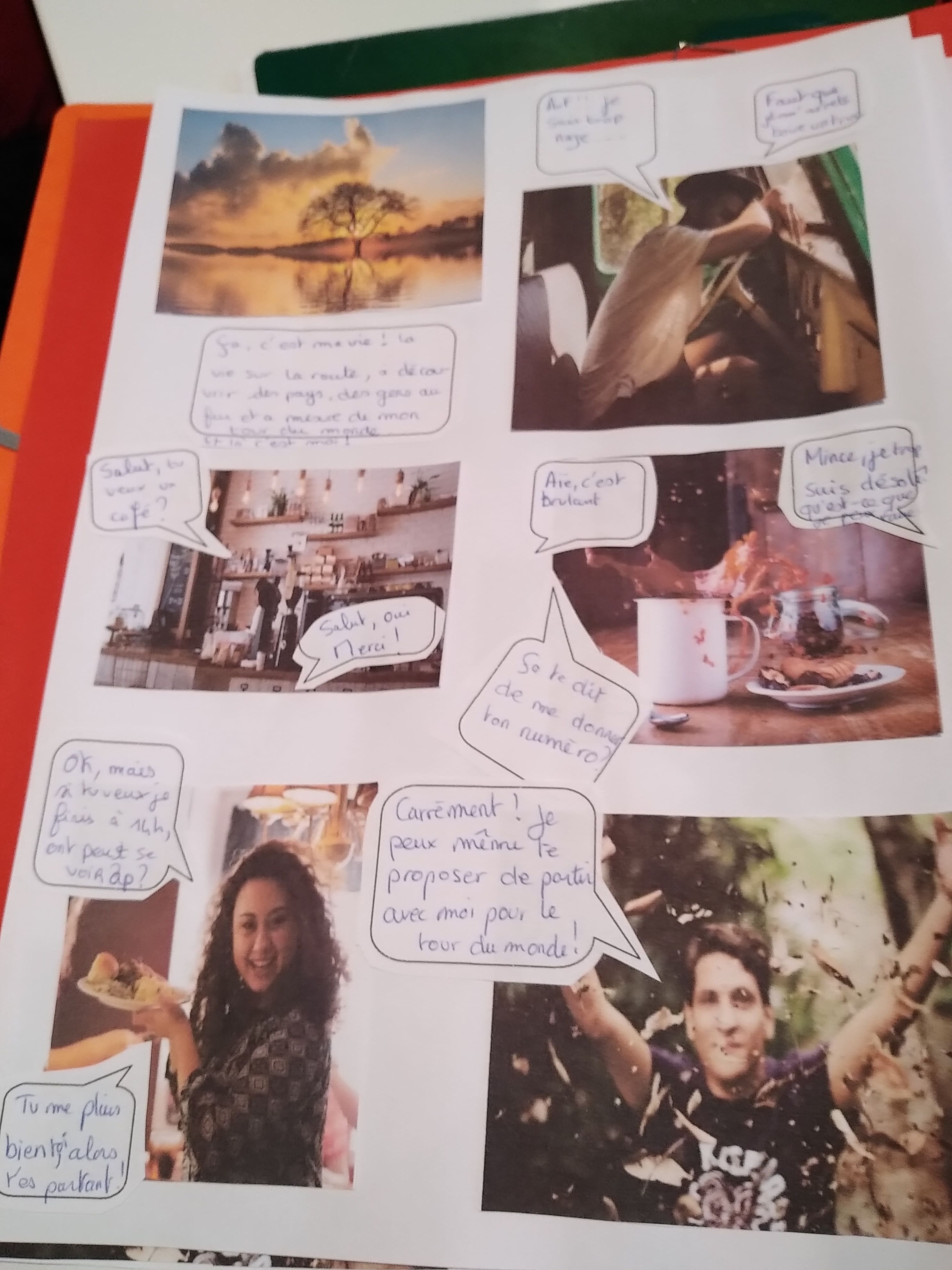 images et textes dans des bulles